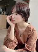 大人柔らかいショートスタイル*ショートカット*前髪ありショート