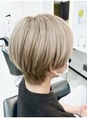 ハイトーンマッシュショート