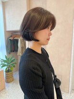 オン キャナルシティ博多前店(on)&nbsp;【晴音】フレンチボブ/チョコレートブラウン/20代