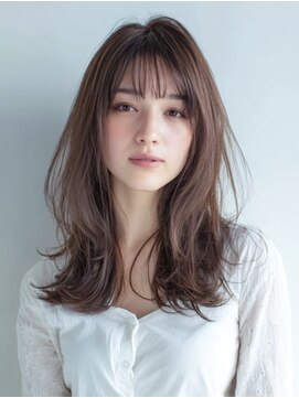 ニーフ 恵比寿(neaf) ダークブルーワンホンレイヤー/ニュアンスウルフ/デジタルパーマ