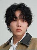 銀座シャドウパーマニュアンスパーマツーブロックメンズパーマ &nbsp;