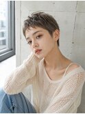 大人可愛いベリーショート小顔マッシュ抜け感スタイル