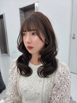 コア プラス 立川(COA PLUS) 透明感カラー韓国レイヤーカット前髪顔周り