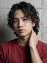 ヘッドストック 大和八木店(HEAD STOCK)&nbsp;サーフカールニュアンスセンターパートツイストスパイラルメンズ