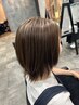 【藤平指名限定】白髪ぼかしハイライト、オンカラーカットトリートメント