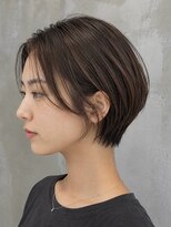 キリ 逗子(kiri)&nbsp;逗子葉山ショートボブ前髪長めショートハンサムショート眉毛m195