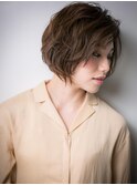 *bliss川口*無造作カールの小顔アシメショートx