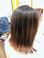 ヘアークリエーション アンベリール(hair creation embellir) バレイヤージュカラー