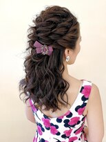 ヘアアンドメイクジップ恵比寿 (Hair＆Make ZIP)&nbsp;パーティーハーフアップ　ヘアセット