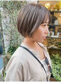 《ゲストスナップ》ヘーゼルベージュミニボブ