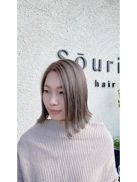 スーリール 姪浜店(Sourire) シルバーグレージュ☆