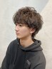 【本格☆メンズパーマコース】 カット+パーマ+ヘッドスパ(15分) ¥15000