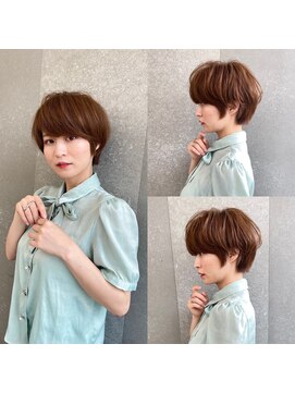 レーヴバイロンド 仙台(Reve by Lond) マッシュショート　似合わせカット　アースカラー