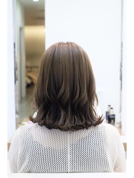 カッツ 駅家店(CUT S) ミディアム韓国巻きスタイル