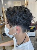 ★刈り上げ×ナチュラルパーマ