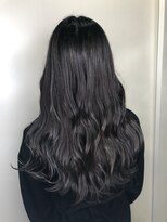 ルッソ チアロ(Lusso chiaro)&nbsp;アッシュブラックパーマスタイル◎30代40代50代