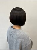 前下がりボブ 艶髪ショート