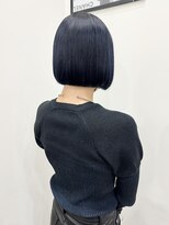 ロックス バイ マグ 松本(rocks BY MAG)&nbsp;20代30代大人美人小顔ブリーチ韓国ヘアアッシュブラックボブ