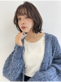 切りっぱなしボブ/くびれカット/レイヤーカット/韓国風