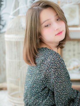 モッズヘア 越谷(mod's hair) オリーブカラーで大人かわいいツヤ髪ボブディc5越谷20代30代40代