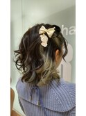 編み込みツイン
