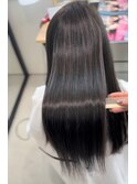 ハイライト×髪質改善酸性ストレート