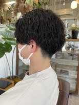 アルマ(ALMA)&nbsp;ツイストスパイラルパーマ刈り上げマッシュツーブロック