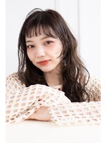 アールイーノウン 阿倍野区昭和町店(re; nown)&nbsp;ミディアムレイヤーカットストレートロングウルフカットベージュ