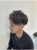 シルバーハイライト メンズショート