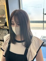 アトラス(ATLAS)&nbsp;透明感アッシュネビージュ黒髪ロブヘア