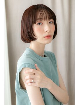 カバーヘア ブリス 志木南口駅前店(COVER HAIR bliss) 姫カットレイヤー切りっぱなし小顔ショートボブZ志木30代40代