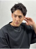 ツイスパアップバングショート/マッシュパーマ/スパイラルパーマ