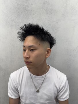 ルースト 西院店(ROOST) ツイストパーマジェットモヒカン