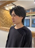 波巻きパーマ/センターパート/メンズカット/メンズパーマ/香椎駅