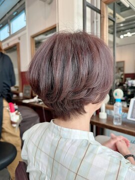 ルーファス 恵比寿 渋谷(Ruufus) 大人可愛いショートボブ/恵比寿渋谷/白髪ぼかしハイライト2508