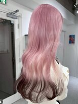 ペレ 梅田(PELE) くびれヘア/アプリコットオレンジ/夏のヘアアレンジ/梅 田