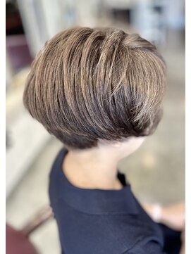 サーティエイト(38) えりあし美人マッシュショート/丸みショート/カット/髪質改善/