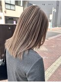 レイヤーカット ケアブリーチ カラー 韓国 髪質改善 仙台