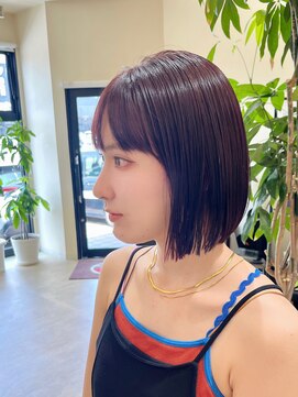 ワンラブ(ONELOVE) 艶ボブ/ダークローズ