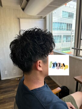 テーラヘアー 南行徳店(TELA HAIR) アップバングショート×パーマ【TELA HAIR南行徳】