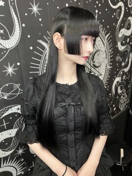 エルシャドール(EL-SHADDOLL) 姫カット　黒髪ロング　名古屋　サブカル　コンカフェ