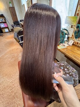 ポット バイ クレドガーデン 大宮東口店(pote by CRED GARDEN) マロンベージュ髪質改善カラー艶感UP大人女子に大人気大宮ケア