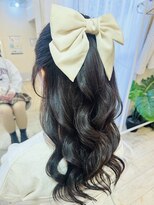 ヘアメイクアンドセットサロン リッコ(Hair make&set salon Ricco)&nbsp;王道★ナチュラルハーフアップ
