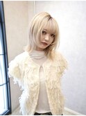 顔まわりレイヤーカット