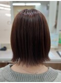 20代切りっぱなしボブ