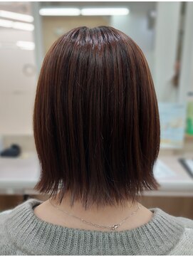 イチゴ ICH GO 武蔵新城店 20代切りっぱなしボブ