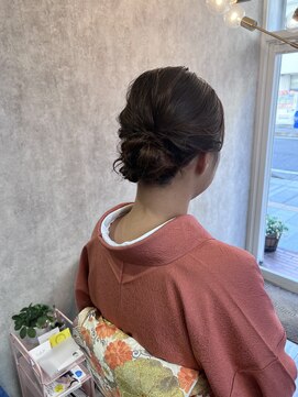 【COS/平塚/加藤】和装ヘアセット/ミディアム/シニオン