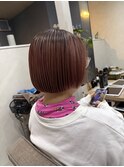 ぱつっとボブ