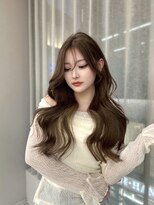 ボタン テンジン(VOTAN tenjin)&nbsp;【木串楽人】顔周りカット/マロンベージュ/流し前髪