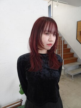 ヘアー バトン(hair vaton) チェリーレッド